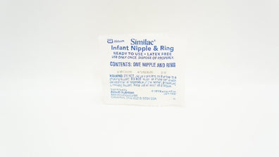 Abbott Nutrition 473423L00 Similac Infant Nipple & Ring 318